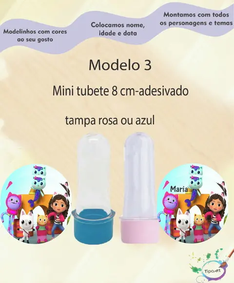 Mini Tubete 8 cm