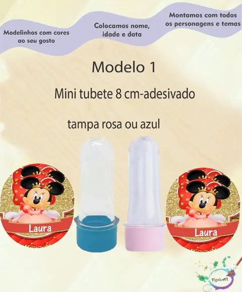 Mini Tubete 8 cm