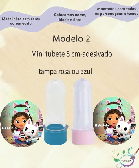 Mini Tubete 8 cm