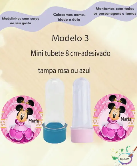 Mini Tubete 8 cm