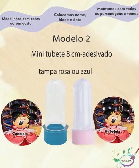 Mini Tubete 8 cm