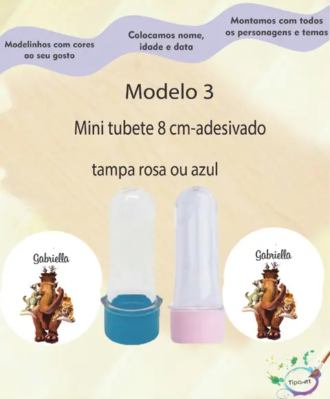 Mini Tubete 8 cm