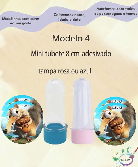 Mini Tubete 8 cm