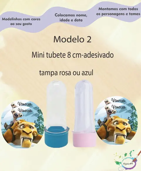 Mini Tubete 8 cm