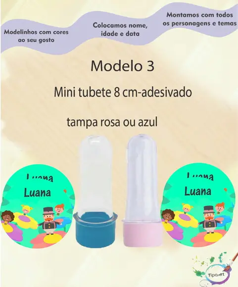 Mini Tubete 8 cm