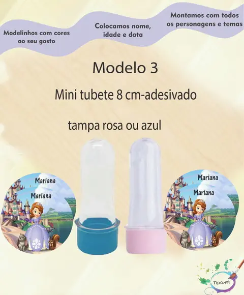 Mini Tubete 8 cm