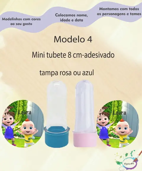 Mini Tubete 8 cm