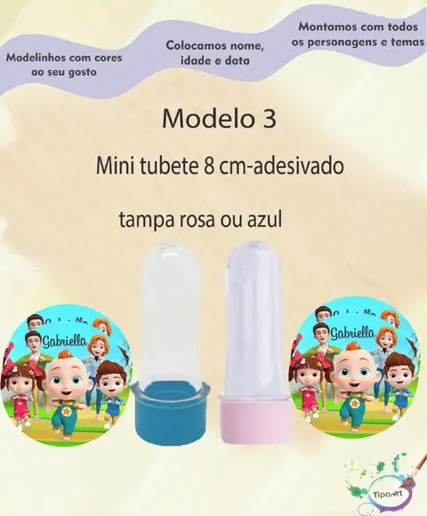 Mini Tubete 8 cm
