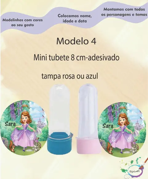 Mini Tubete 8 cm