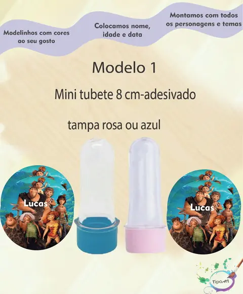 Mini Tubete 8 cm