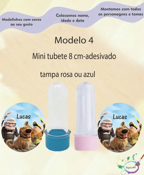 Mini Tubete 8 cm