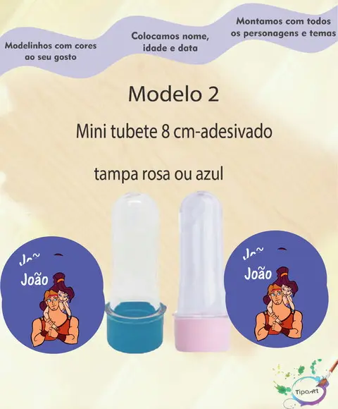 Mini Tubete 8 cm