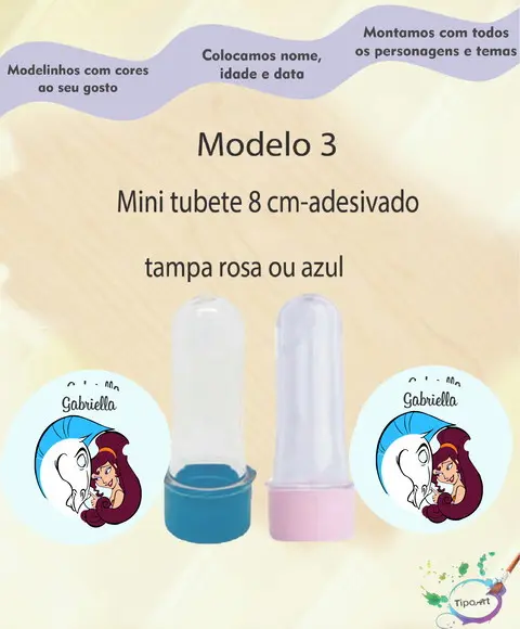 Mini Tubete 8 cm