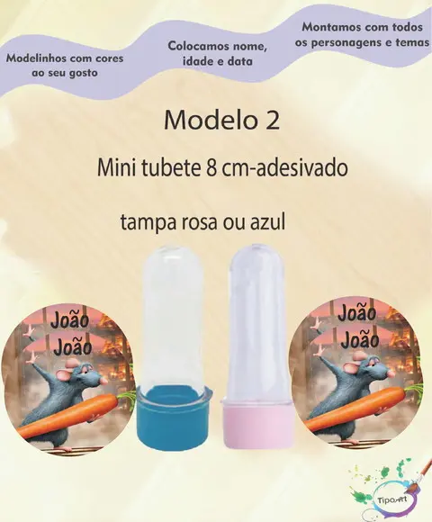 Mini Tubete 8 cm