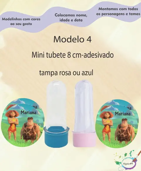 Mini Tubete 8 cm
