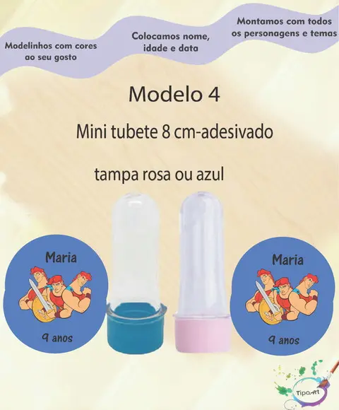 Mini Tubete 8 cm