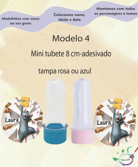 Mini Tubete 8 cm