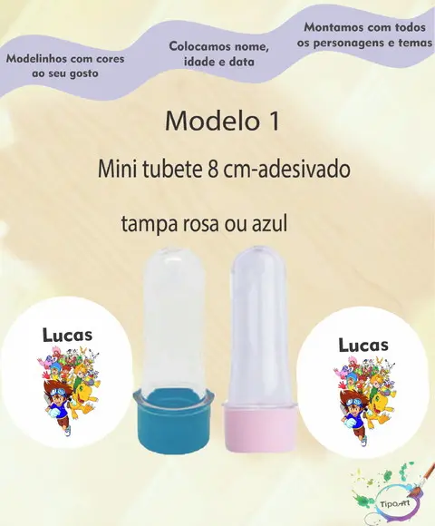 Mini Tubete 8 cm