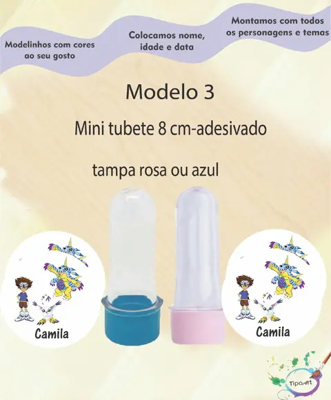 Mini Tubete 8 cm