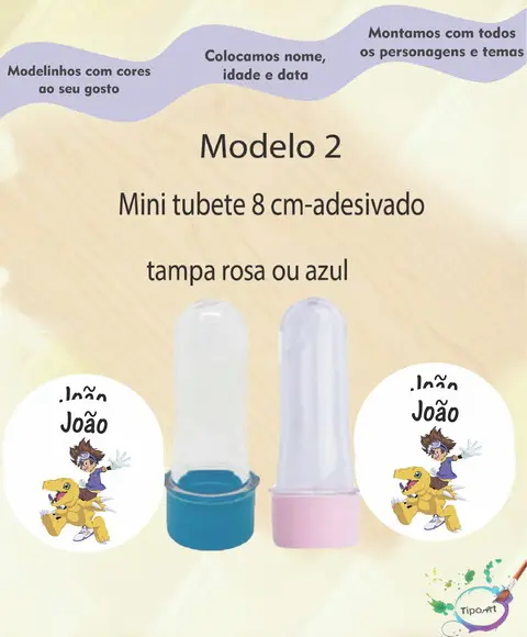 Mini Tubete 8 cm