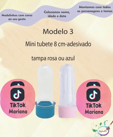 Mini Tubete 8 cm