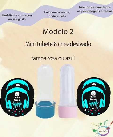 Mini Tubete 8 cm