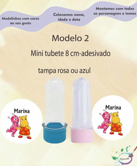 Mini Tubete 8 cm