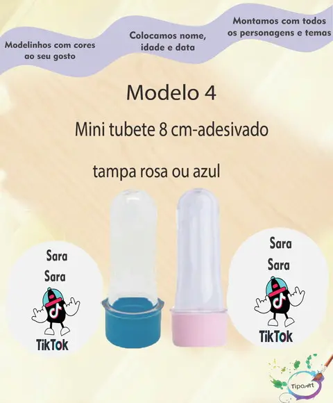 Mini Tubete 8 cm