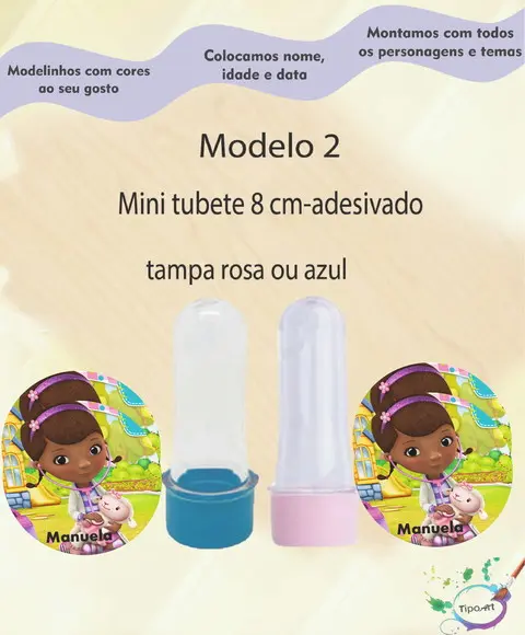 Mini Tubete 8 cm