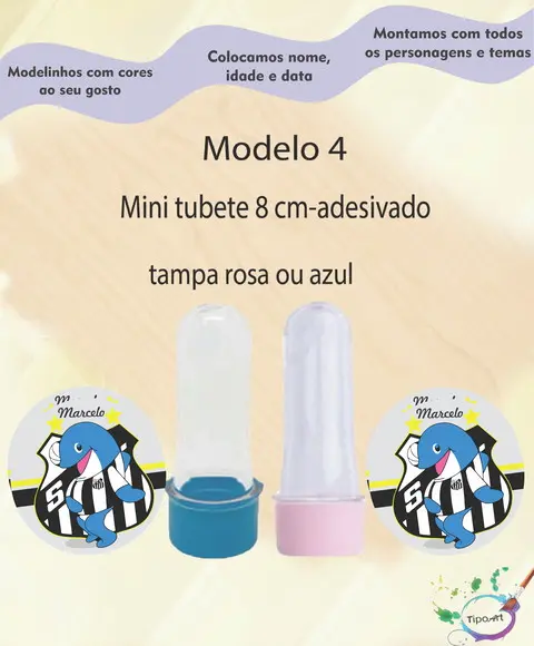 Mini Tubete 8 cm -peixe