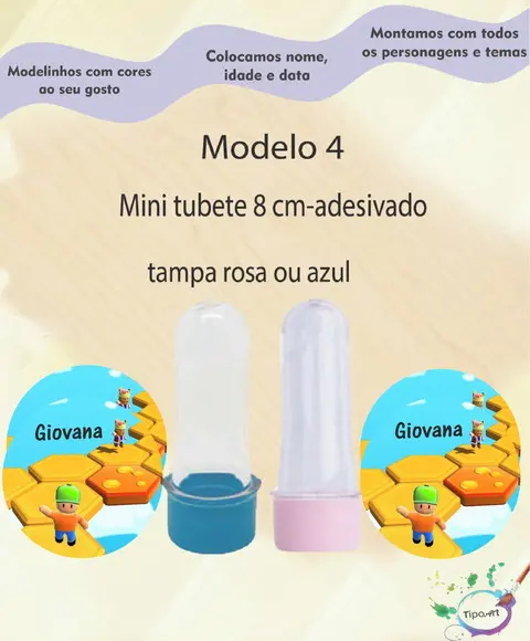 Mini Tubete 8 cm -stumble Guys