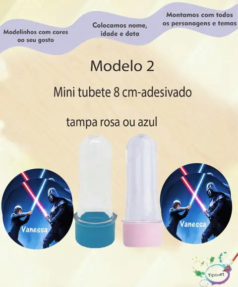 Mini Tubete 8 cm -starwars