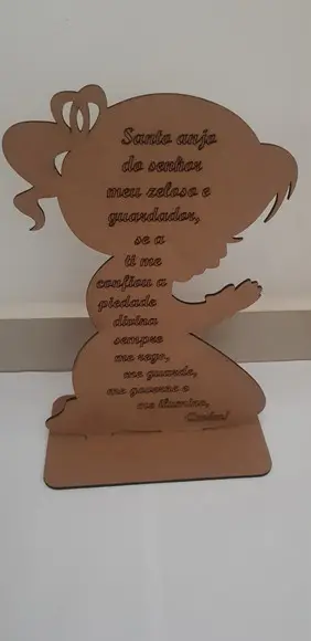 Oração Anja Mdf,sem Pintura