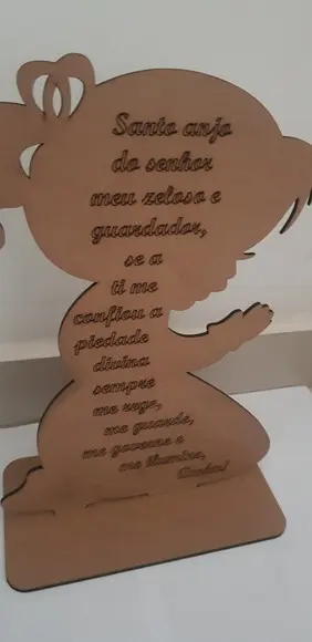 Oração Anja Mdf,sem Pintura