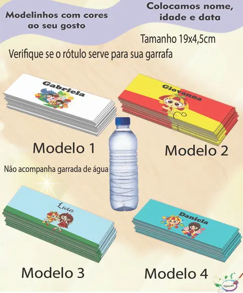 Rótulo Água Mineral- Sitio do Pica Pau Amarelo