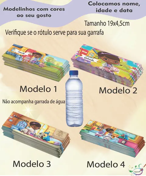Rótulo Água Mineral-doutora Brinquedos