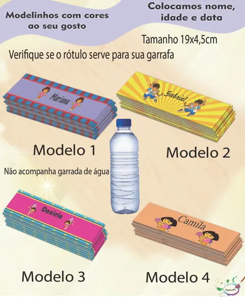Rótulo Água Mineral-dora Aventureira