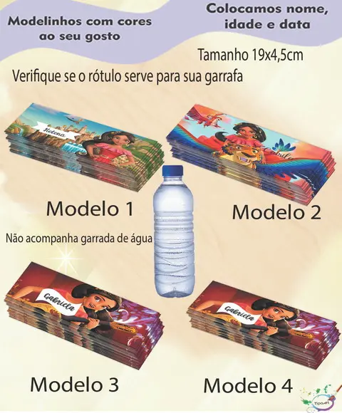 Rótulo Água Mineral-elena de Avalor