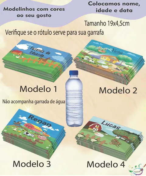 Rótulo Água Mineral-fazendinha