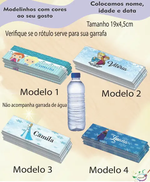 Rótulo Água Mineral-frozen