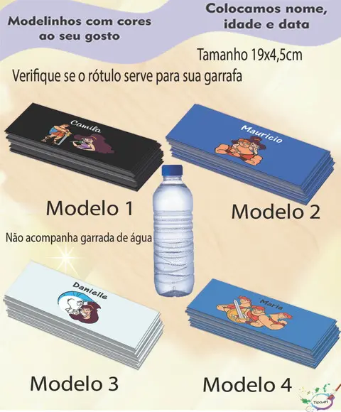 Rótulo Água Mineral-hercules
