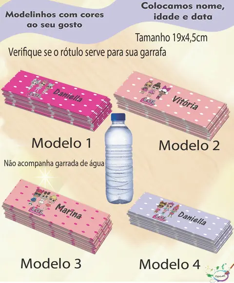 Rótulo Água Mineral-lol