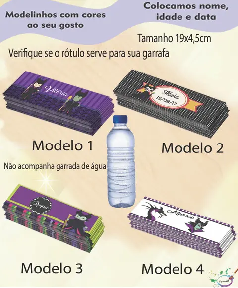 Rótulo Água Mineral-malevola