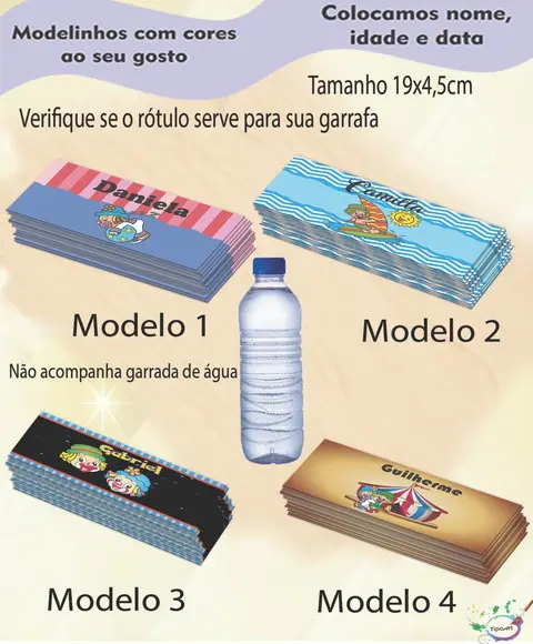 Rótulo Água Mineral-patatí Patatá