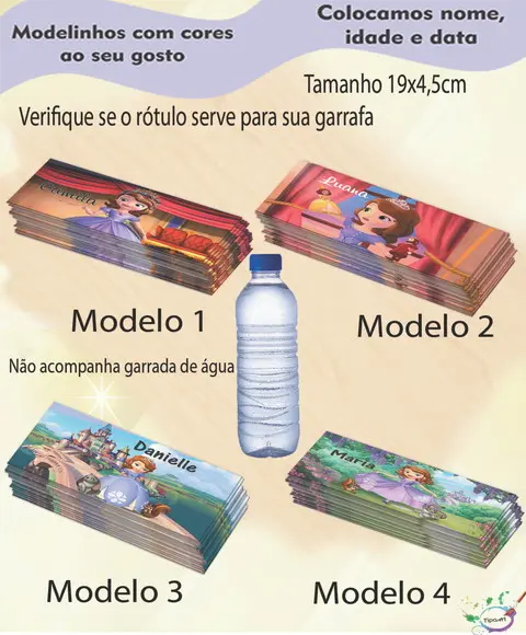 Rótulo Água Mineral-sofia