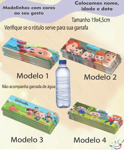 Rótulo Água Mineral-super Jojo