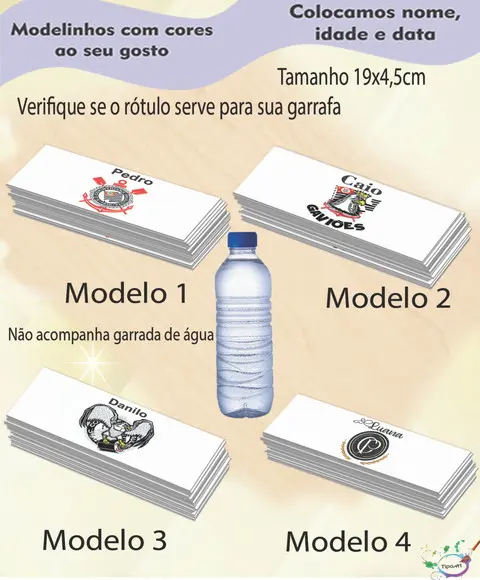 Rótulo Água Mineral-timão