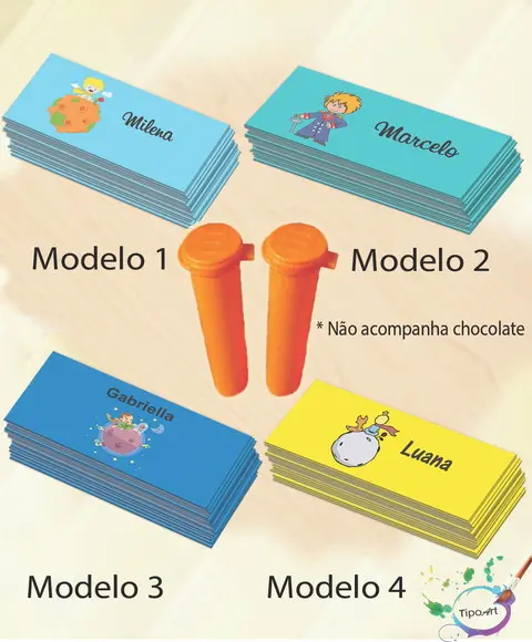 Rotulo Chocolate(confete) -pequeno Príncipe