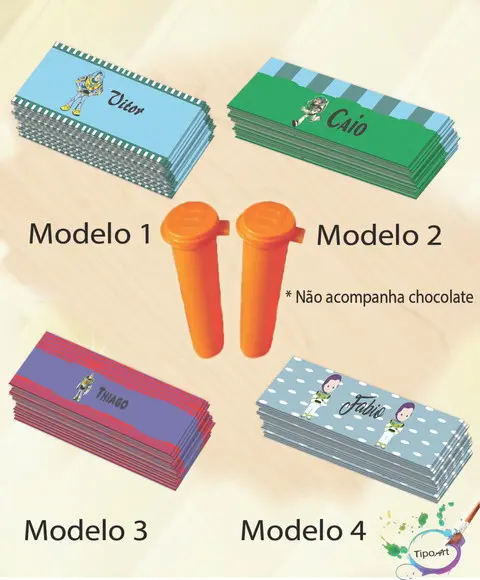 Rotulo Chocolate(confete)-buzz Lightyear
