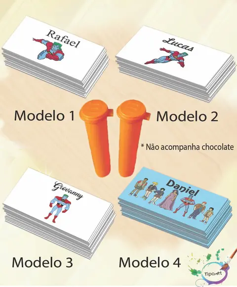 Rotulo Chocolate(confete)-capitão Planeta